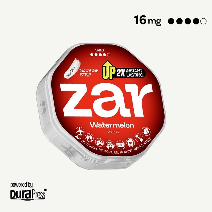 New Oral Product zar Airpouchzar nicotine pouches zar pouch zar pouches Watermelon Flavor Flavour 16mg nicotine strength Low Price at $4.9