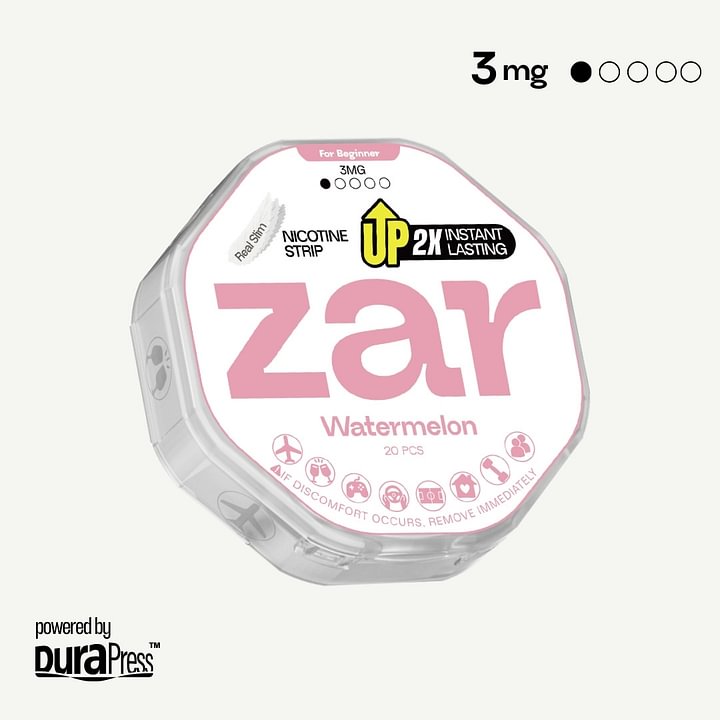 Oral Product zar Airpouchzar nicotine pouches zar pouch zar pouches Watermelon Flavor Flavour 3mg nicotine strength Low Price at $4.9