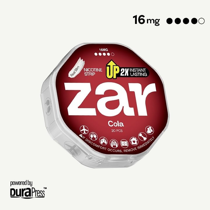 Oral Product zar Airpouchzar nicotine pouches zar pouch zar pouches Cola Flavor Flavour 16mg nicotine strength Low Price at $4.9