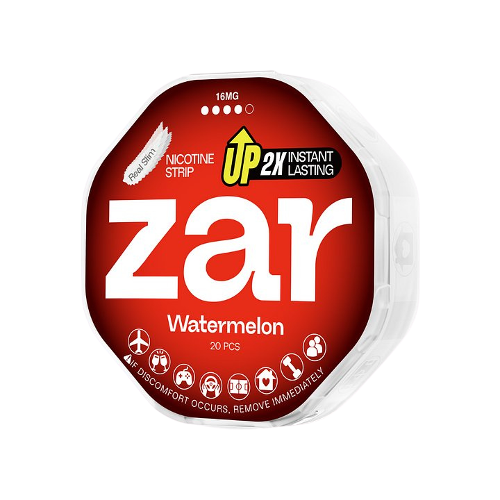 New Oral zar Airpouchzar nicotine pouches zar pouch zar pouches Watermelon Flavor Flavour 16mg nicotine strength Fast release